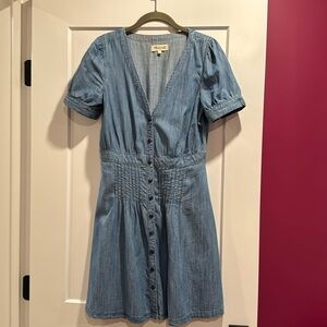 Madewell Daylily Denim Dress. Size 2. Cowgirl cute!